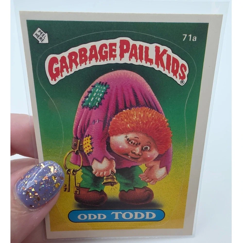 Topps Garbage Pail Kids Trading Card OS2 Green Fair 71a Odd Todd